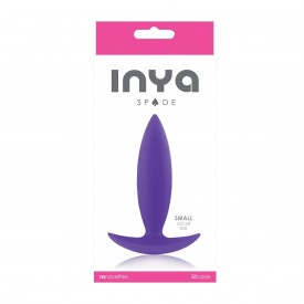 Фиолетовая анальная пробка для ношения INYA Spades Small - 10,2 см.